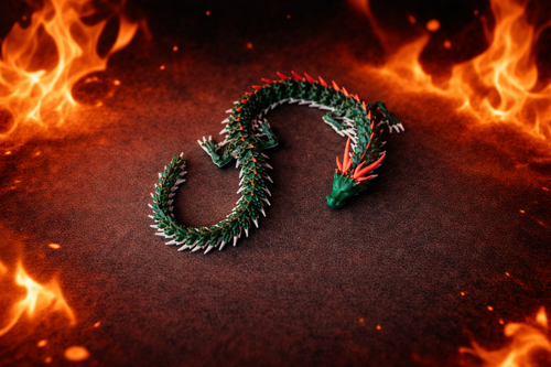 Articulated Dragon – 42 cm | 3D Printed Fantasy Figure