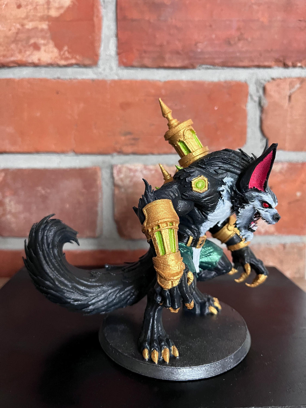 Figurka Warwick – Ręcznie Malowany Wilkołak | Unikatowy Fanart 3D