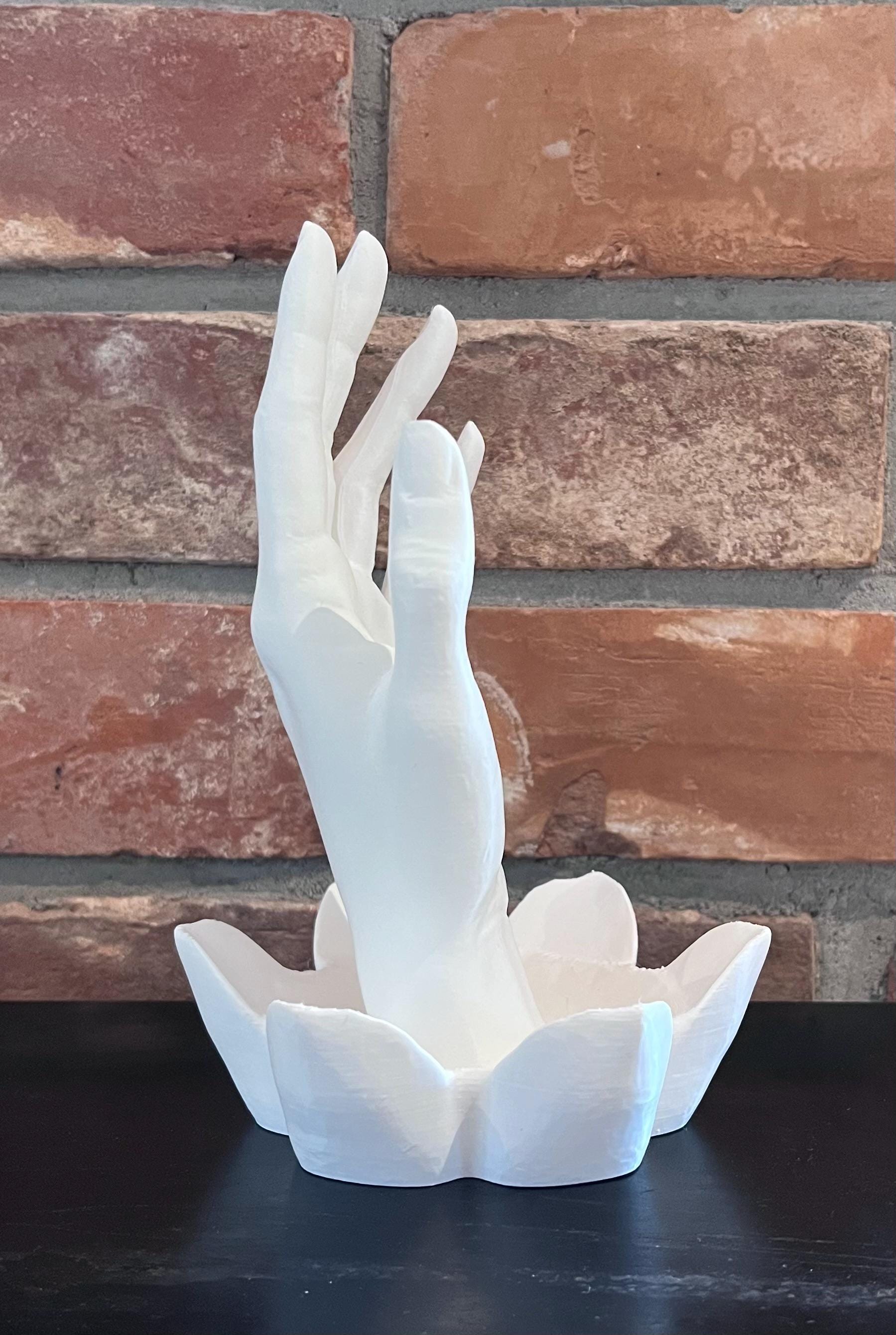 Stojak na Biżuterię "Dłoń" – Elegancki Organizer na Pierścionki i Naszyjniki