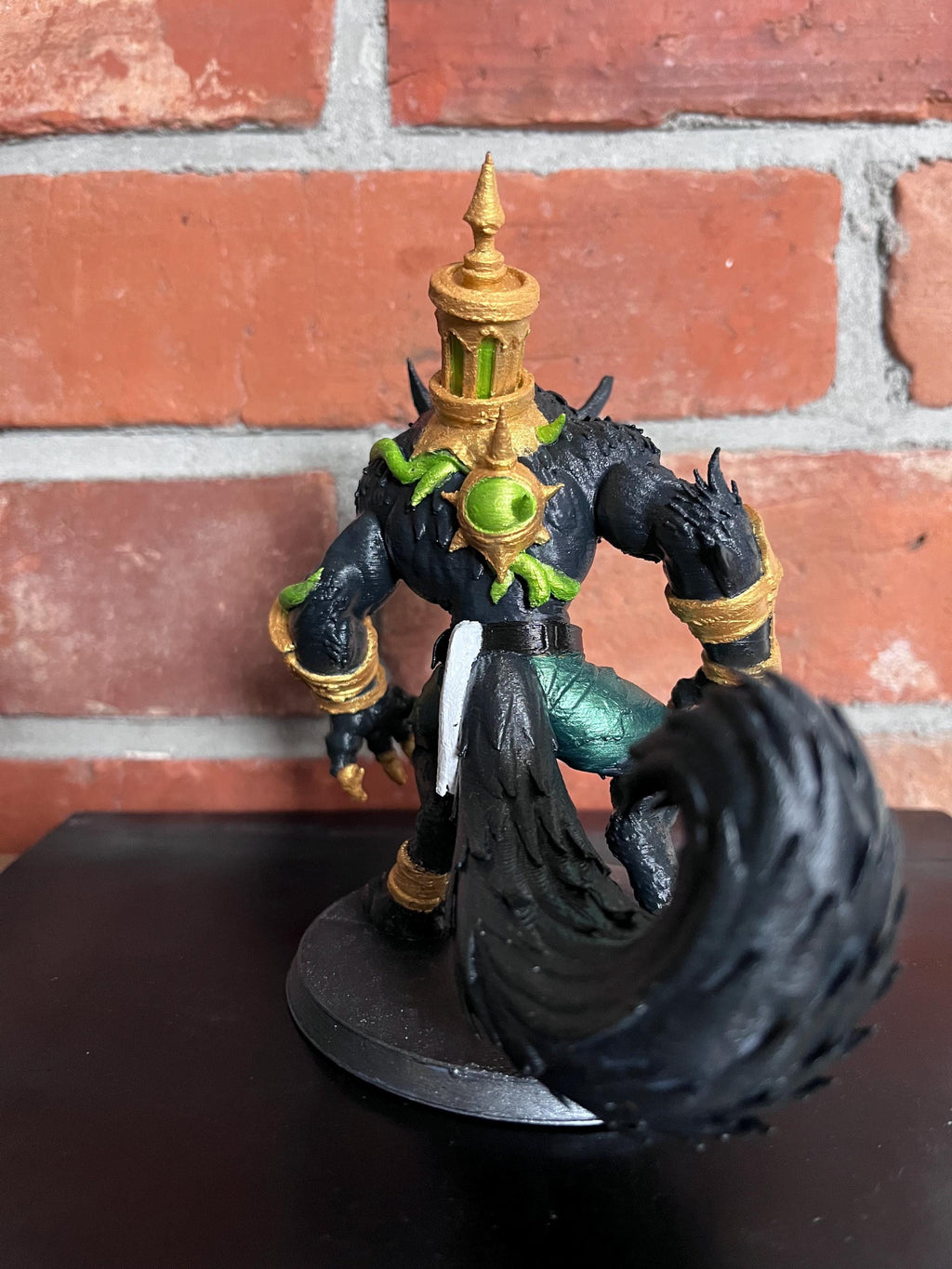 Figurka Warwick – Ręcznie Malowany Wilkołak | Unikatowy Fanart 3D