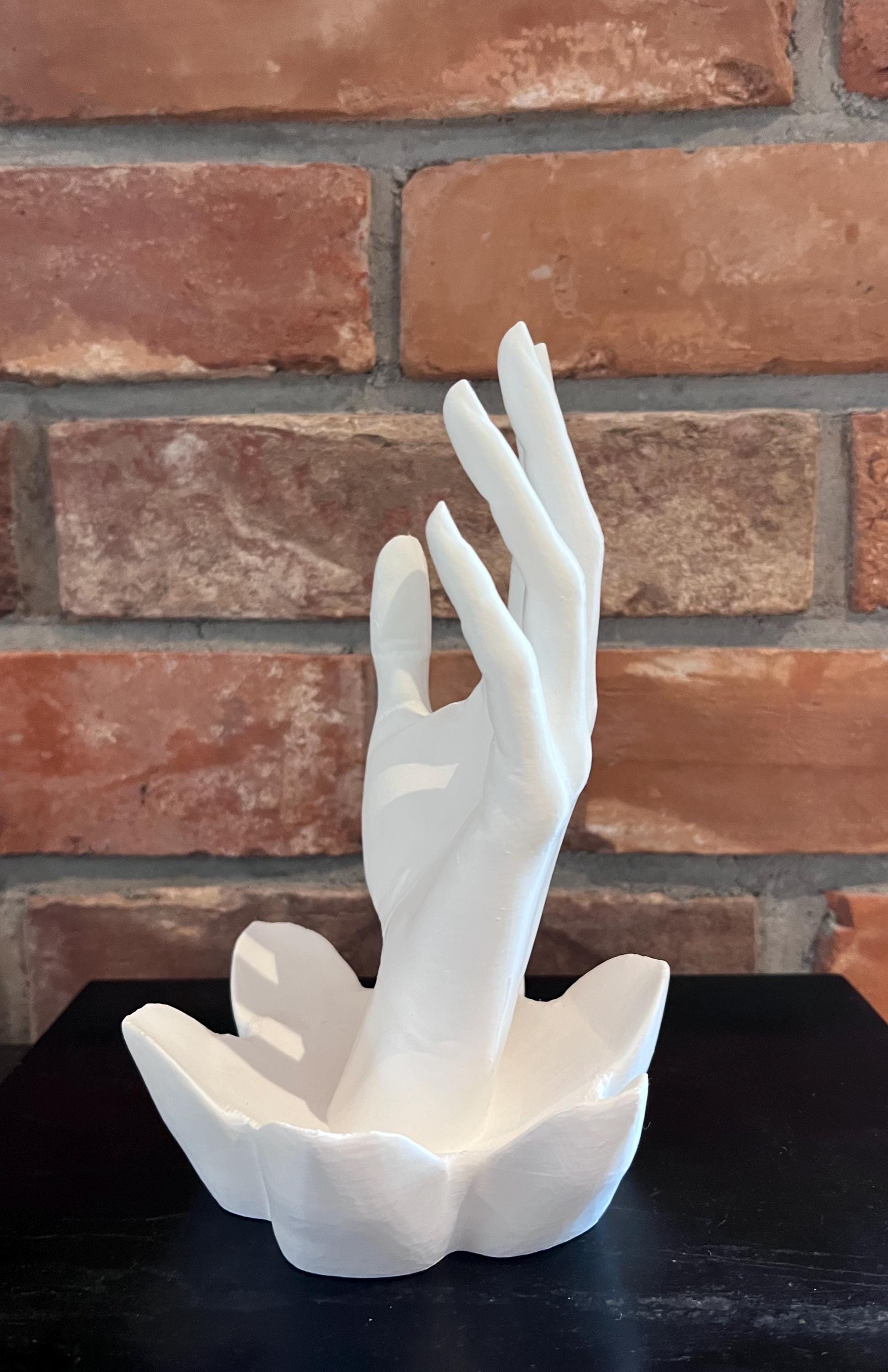 Stojak na Biżuterię "Dłoń" – Elegancki Organizer na Pierścionki i Naszyjniki