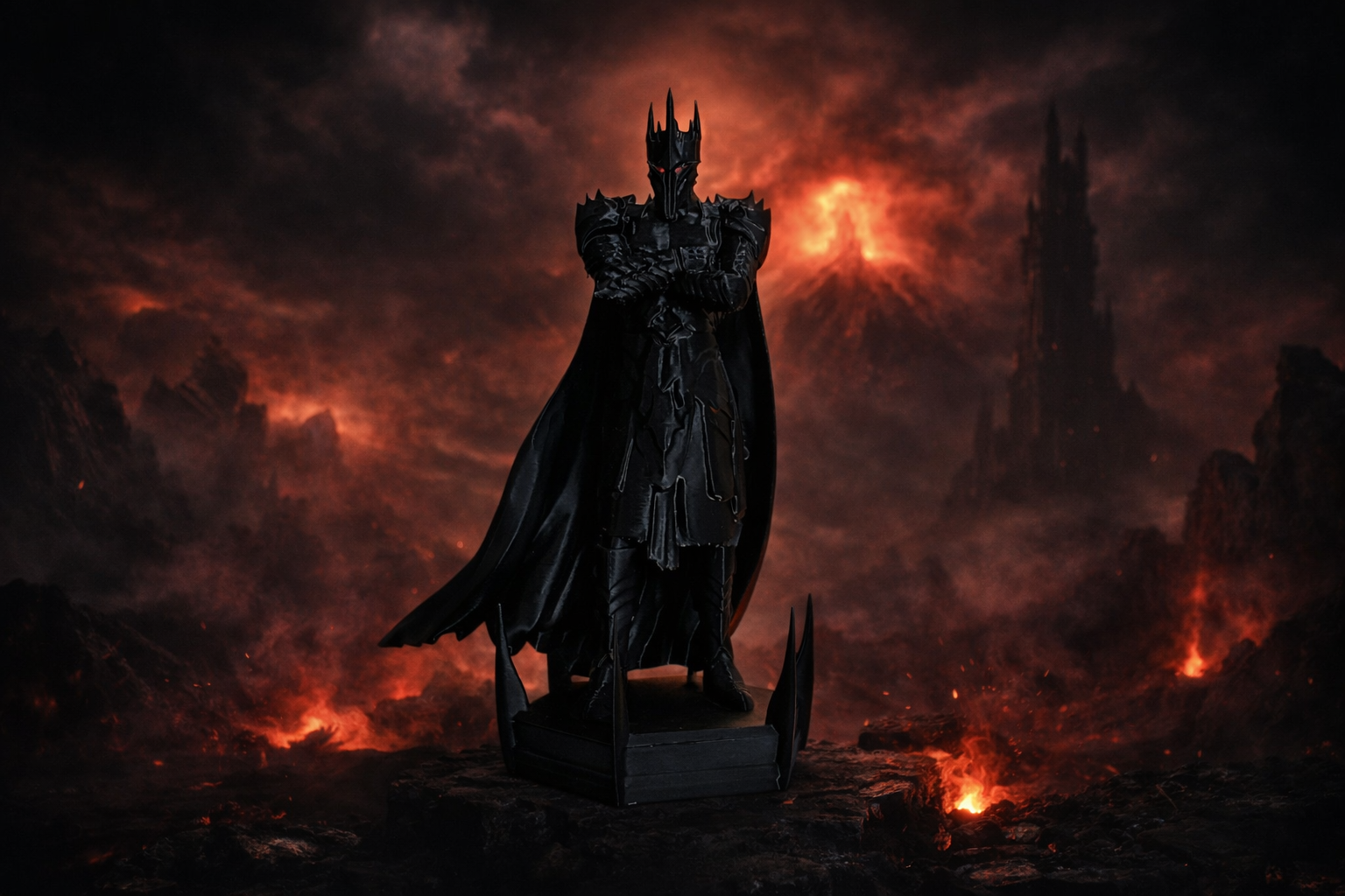 Figurka Mroczny Władca – Statuetka Kolekcjonerska 20,5 cm | Druk 3D