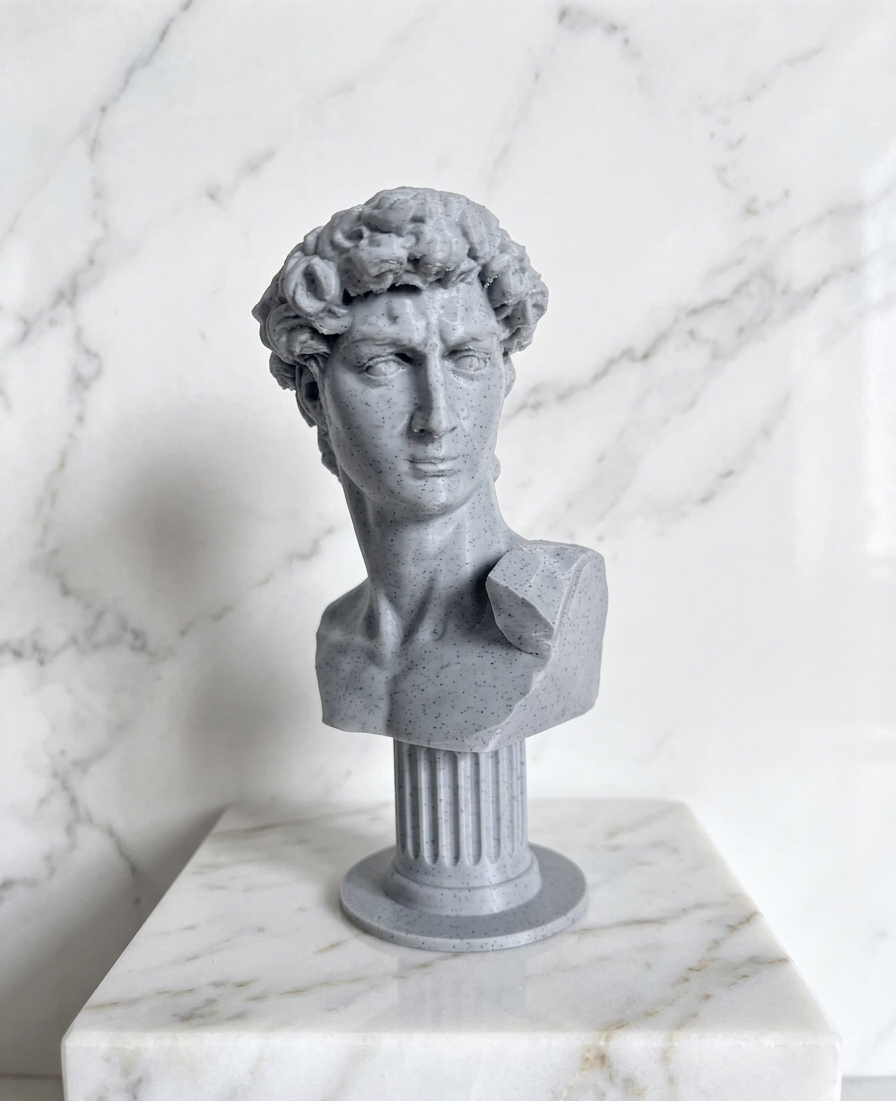 Popiersie Dawida – dekoracyjna figurka | 18 cm |🏛️