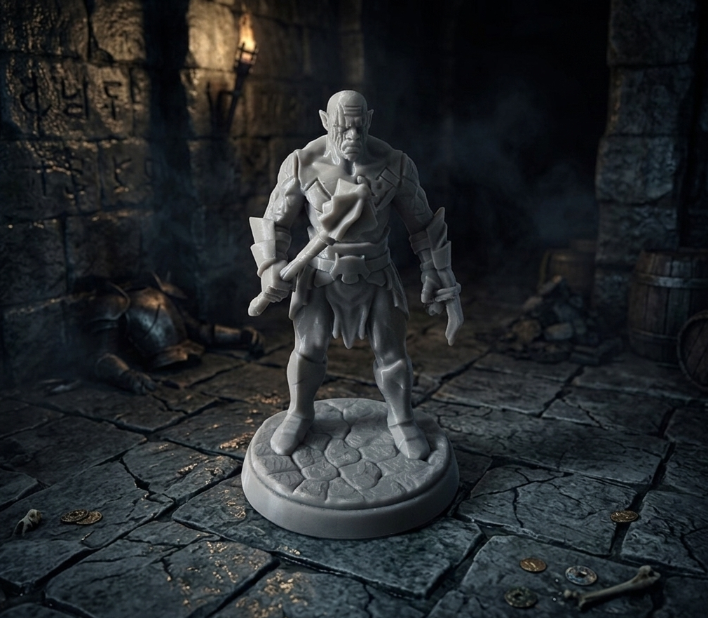 Figurka Azog Plugawy – Wojownik Orków | Kolekcjonerska Statuetka 3D