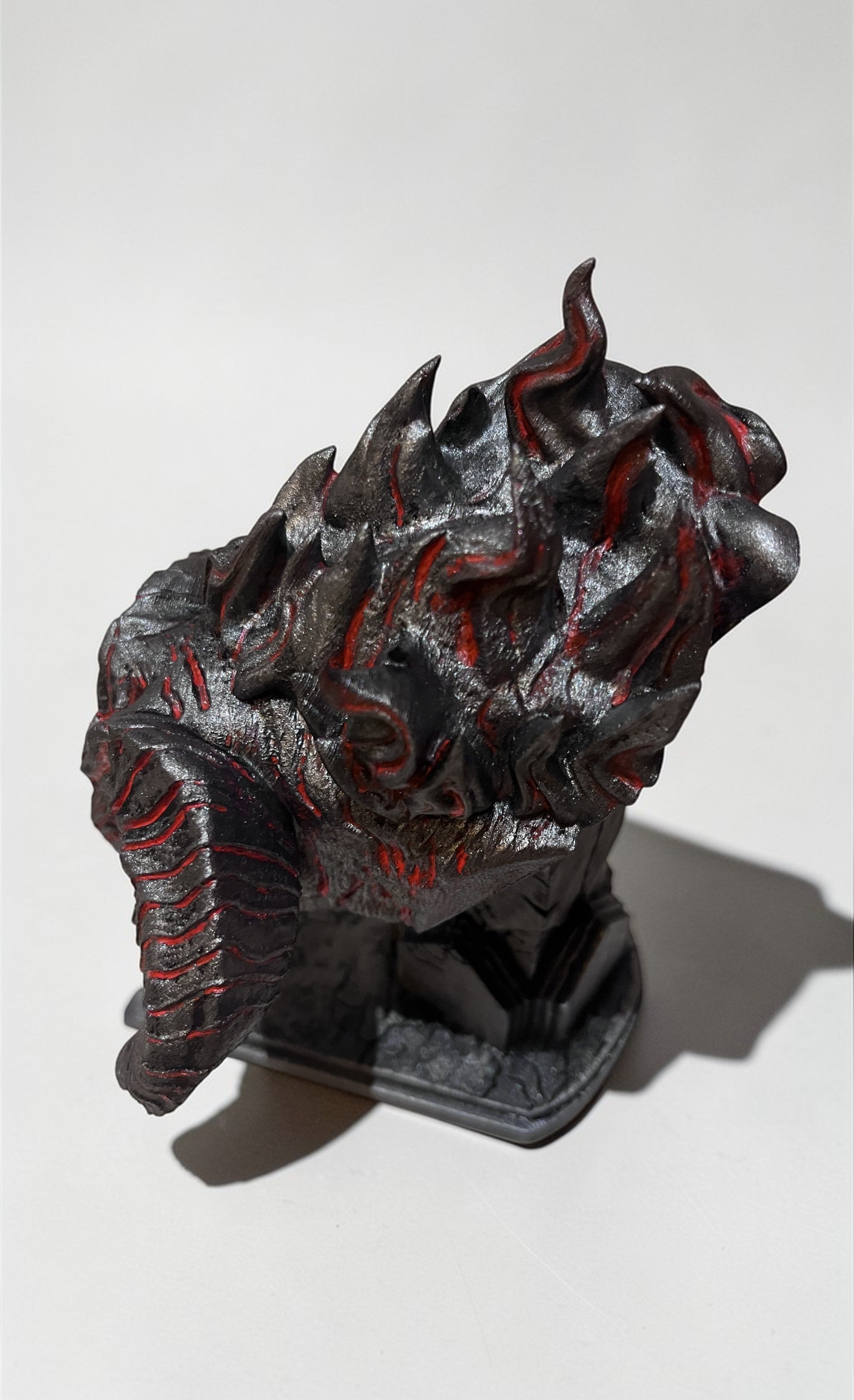 Balrog Bust – Dark Fantasy Statue – 3D Printed Collectible