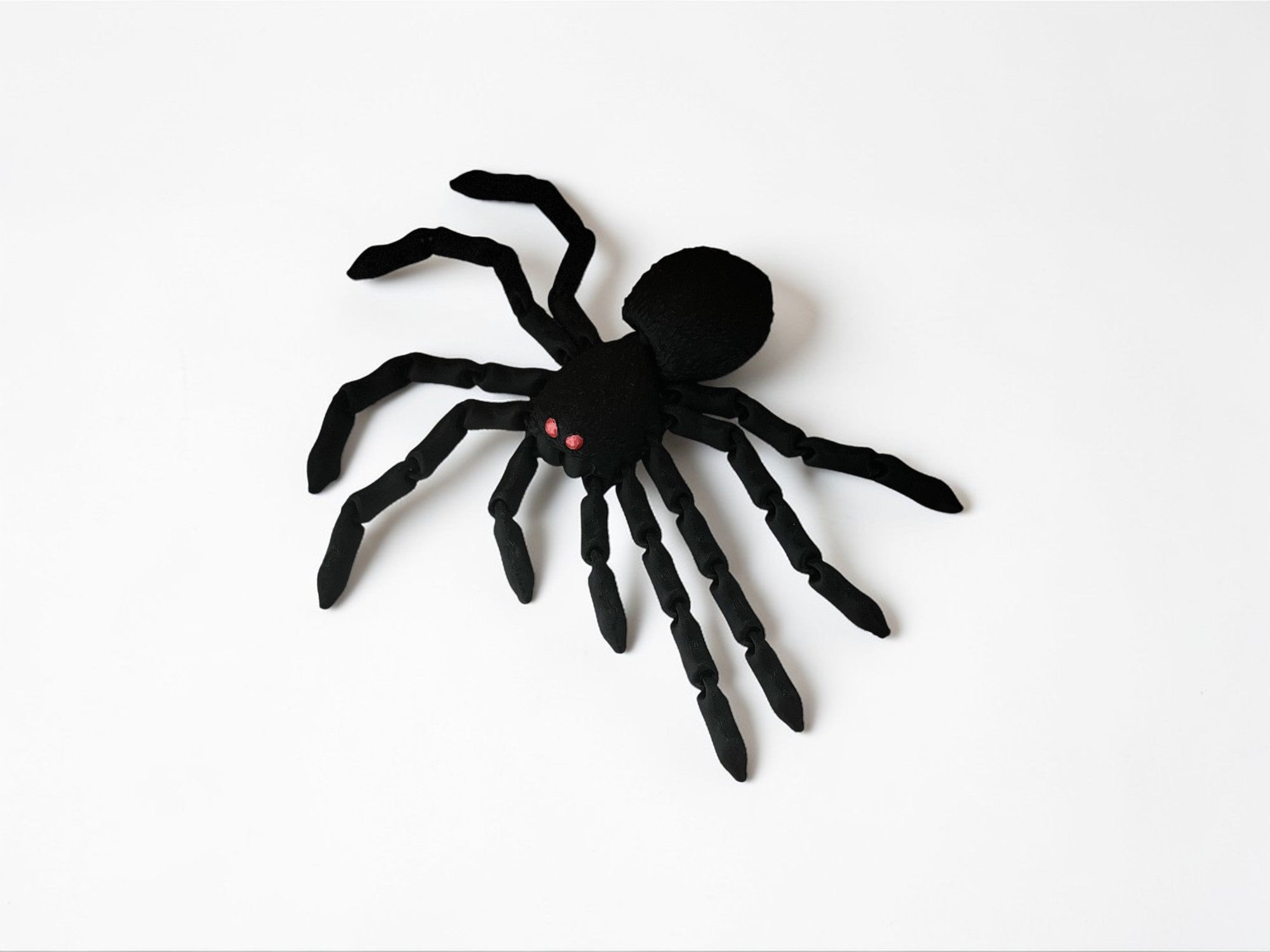 Duży Ruchomy Pająk 3D – 30 cm | Figurka Antystresowa PLA