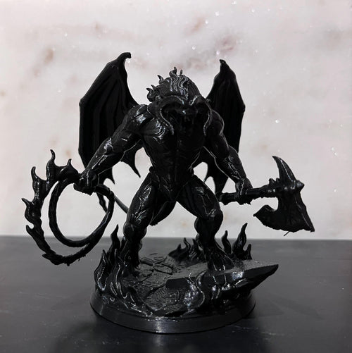 Balrog Fantasy Miniature – 3D Printed Dark Fantasy Statue