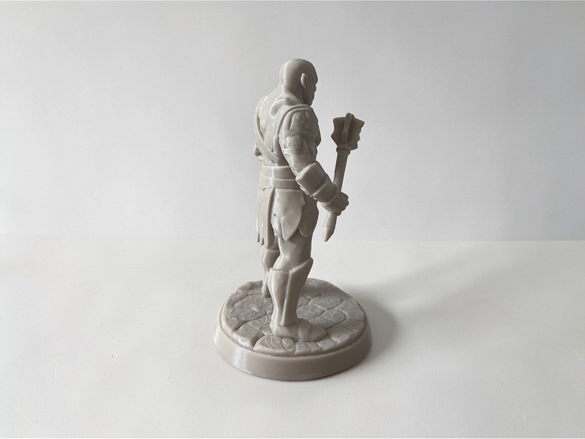 Azog Orc Warrior Miniature – Fantasy 3D Printed Statue – RPG Collectible