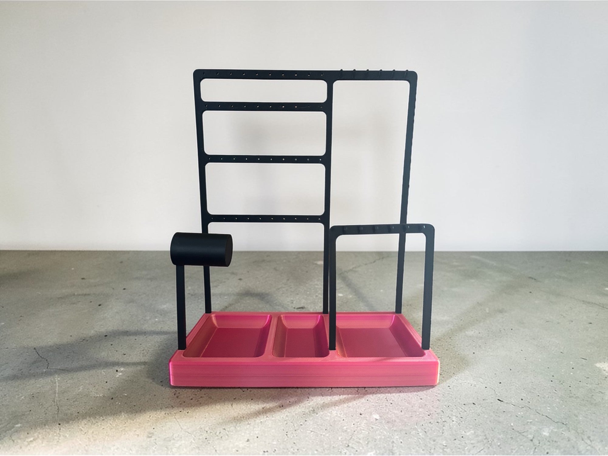 Duży Stojak na Biżuterię z Organizerem – Ekspozytor na Kolczyki i Zegarki